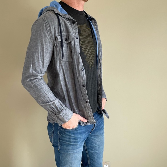 X by Kixs Button Up Hoodie - Picture 4 of 6